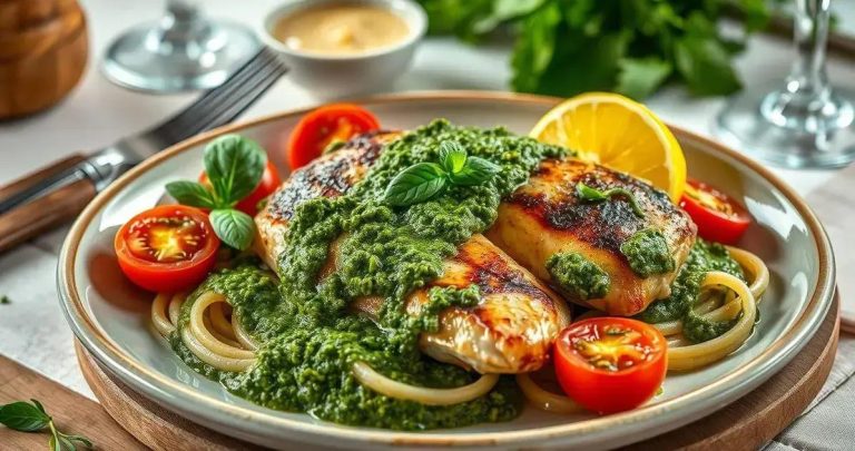 Receita de Frango ao Molho Pesto: combinação perfeita e prática para o dia a dia receita molho pesto