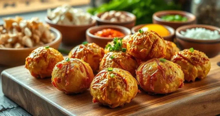 como fazer bolinho de frango facil