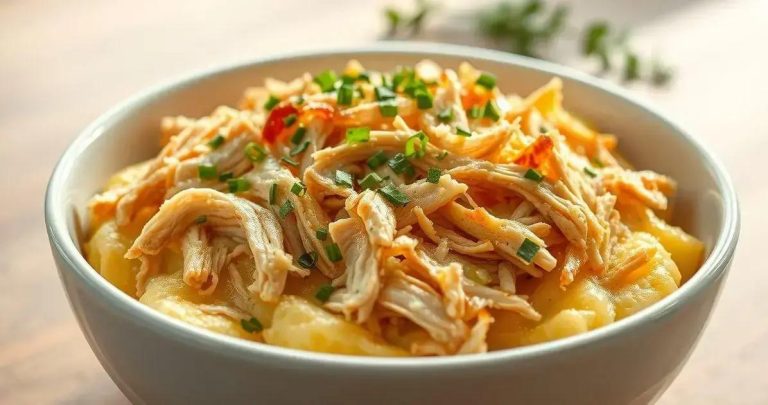 como fazer escondidinho de frango desfiado