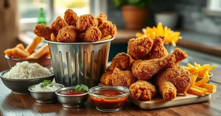como fazer frango de balde