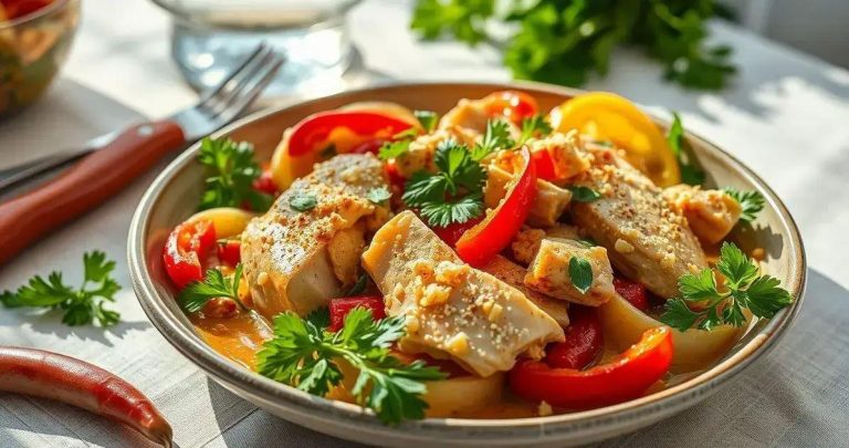 como fazer frango xadrez light