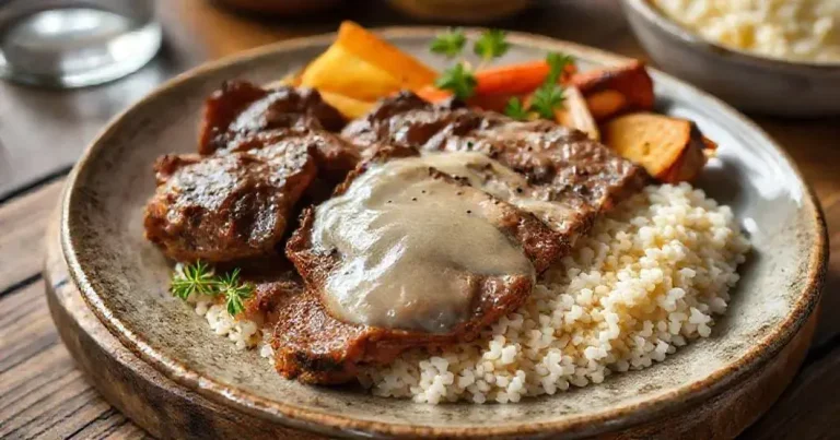 Carne Seca com Quiabo Cremoso carne seca
