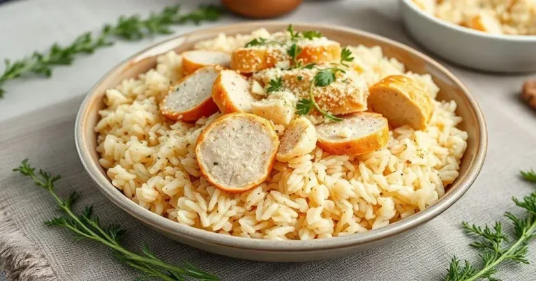 como fazer arroz de forno com frango desfiado simples