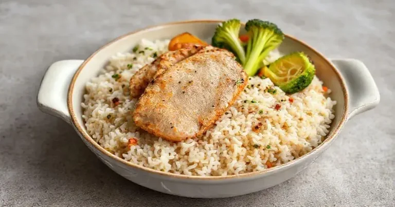 como fazer arroz integral com frango