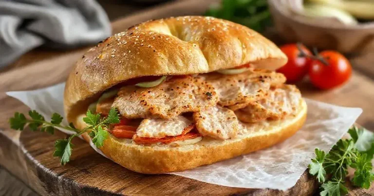 como fazer baguete de frango