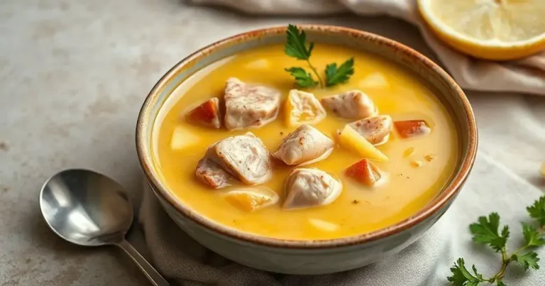 como fazer caldo de mandioca com frango desfiado