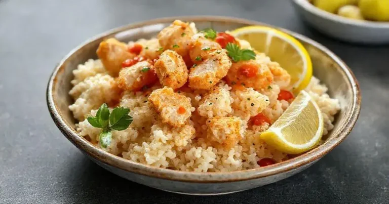 como fazer farofa de frango frito