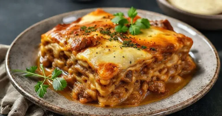 como fazer lasanha de carne moída