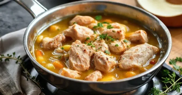 como fazer molho de frango simples