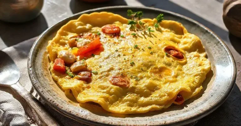 como fazer omelete de frango