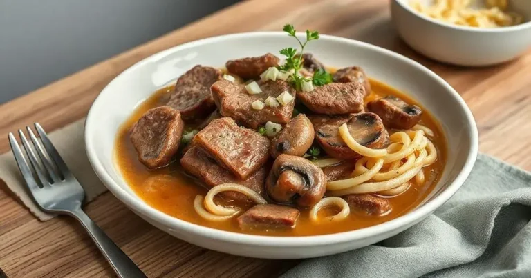 Estrogonofe de Carne Ultra Cremoso estrogonofe de carne