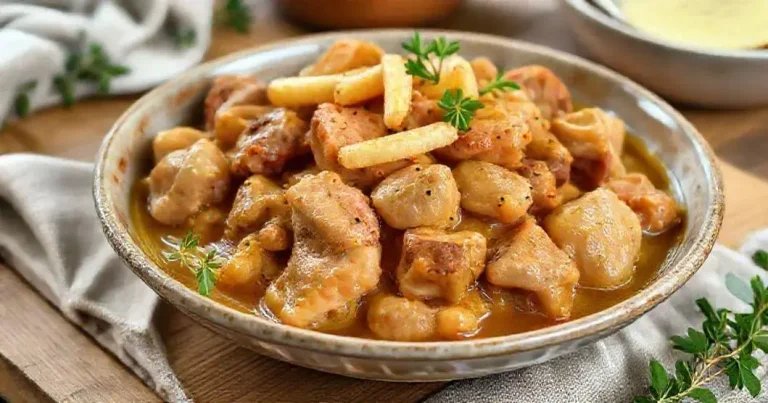 Estrogonofe Cremoso com Alho Torrado estrogonofe de carne