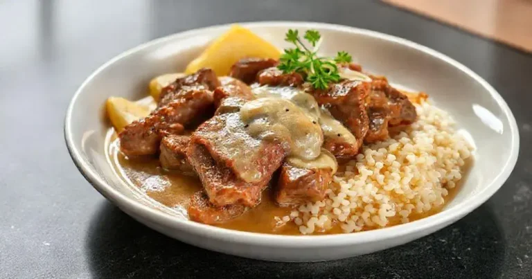 estrogonofe de carne
