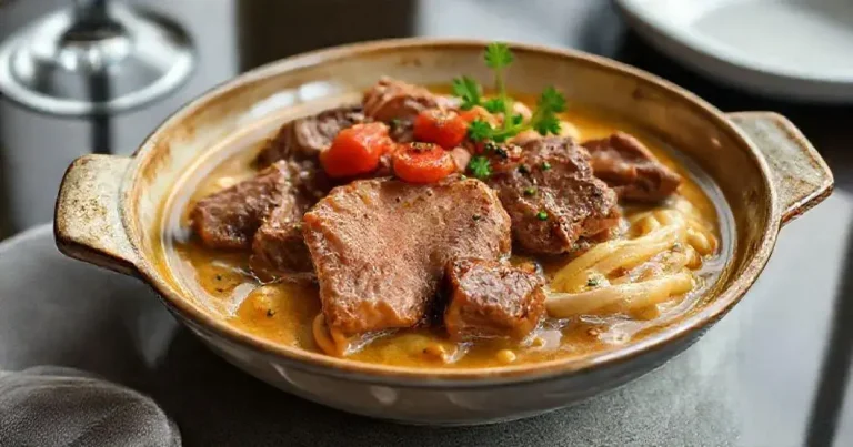 estrogonofe de carne