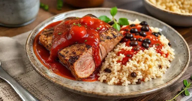 fraldinha ao molho vermelho