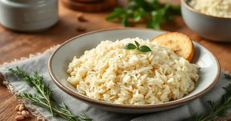 fraldinha com arroz cremoso