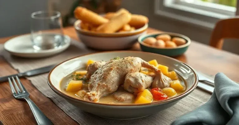 fricassê de frango simples