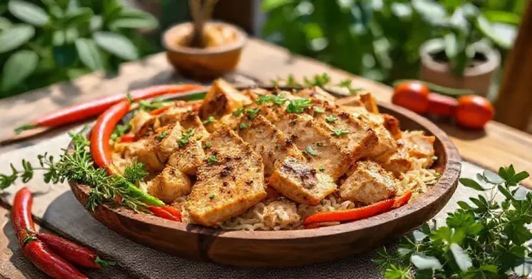 Receita De Frango Vegetariano