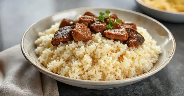 risoto de carne