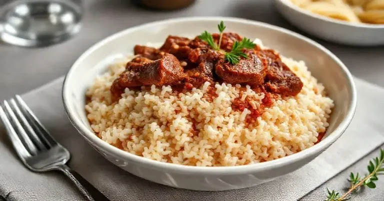 risoto de carne