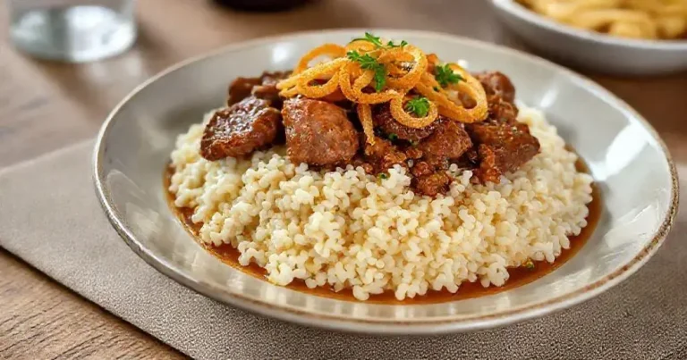 risoto de carne