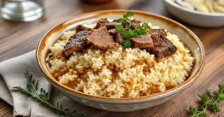 risoto de carne