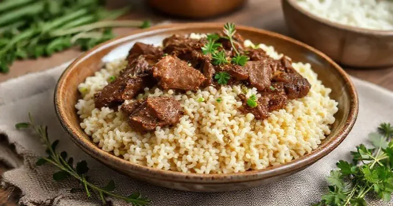 risoto de carne