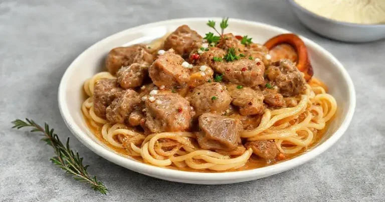 strogonoff de carne
