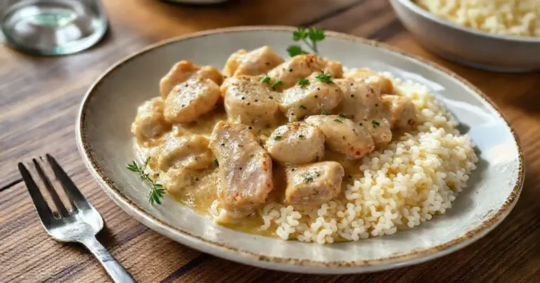 strogonoff de frango para iniciantes