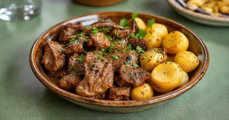 carne de panela com batata