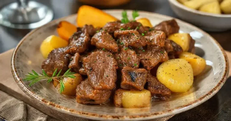 carne de panela com batata