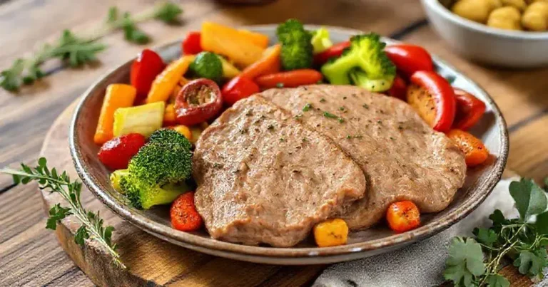 Carne de Soja Cremosa com Legumes carne de soja